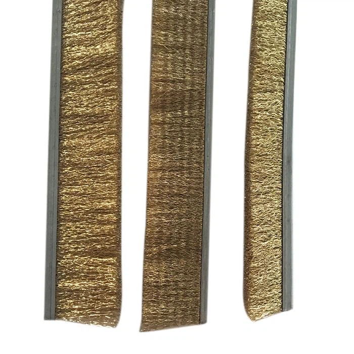 Brass Wire Brush Strip